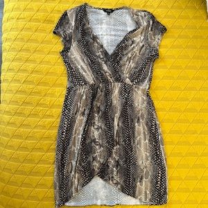 Express Snake Skin Dress Size M